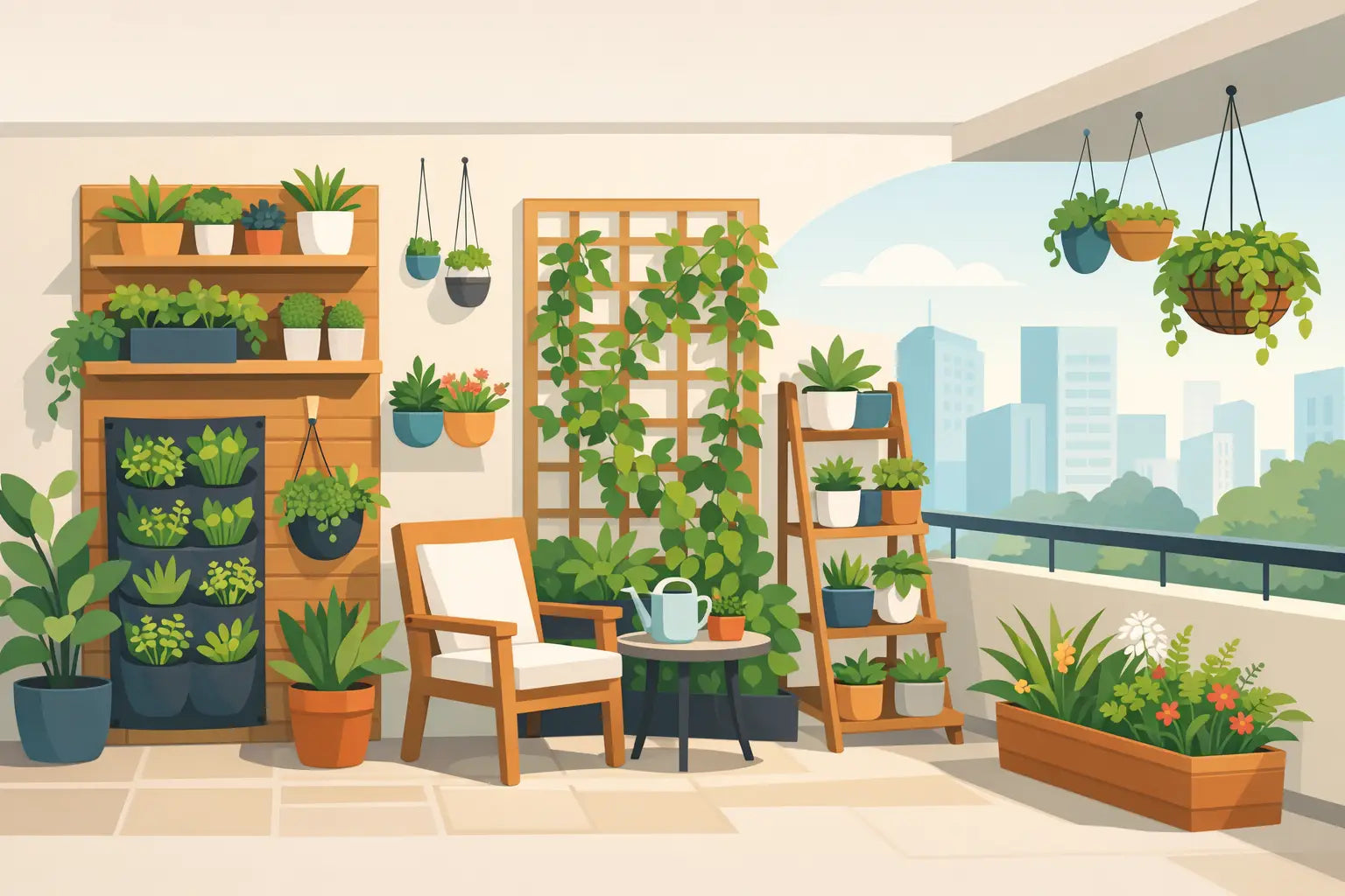 11 Vertical Garden Ideas for Balconies