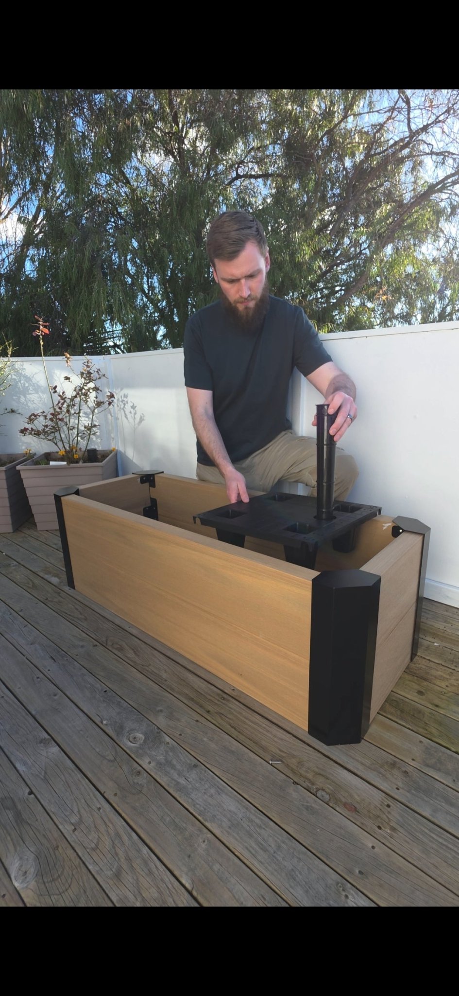 3 Cell Wicking Garden Bed DIY Kit (1300mm x 500mm) - Wattle & Wick