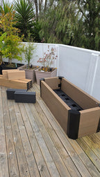 3 Cell Wicking Garden Bed DIY Kit (1300mm x 500mm) - Wattle & Wick