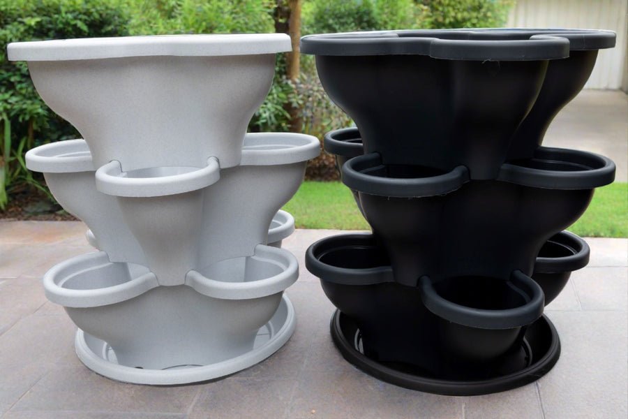 3 Tier Extra Large Verandah Planter - Wattle & Wick