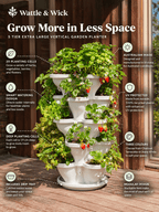 5 Tier Extra Large Verandah Planter - Wattle & Wick
