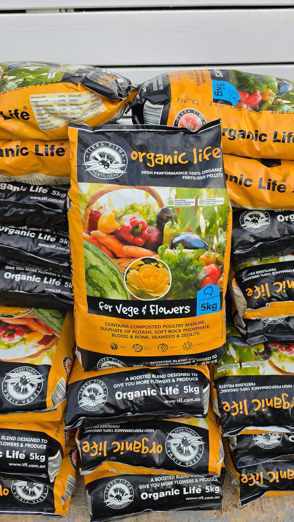 Terra Firma Organic Life Fertiliser – 5kg Pellets