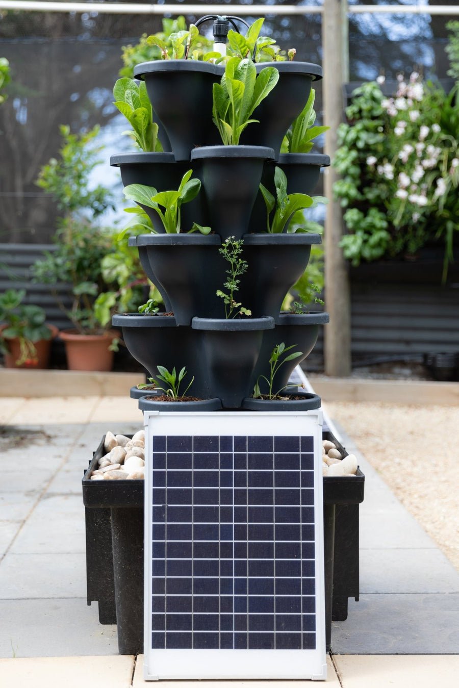 Triple Solar Eco Farm 5 Tier Extra Large 47.5cm Planters - Wattle & Wick