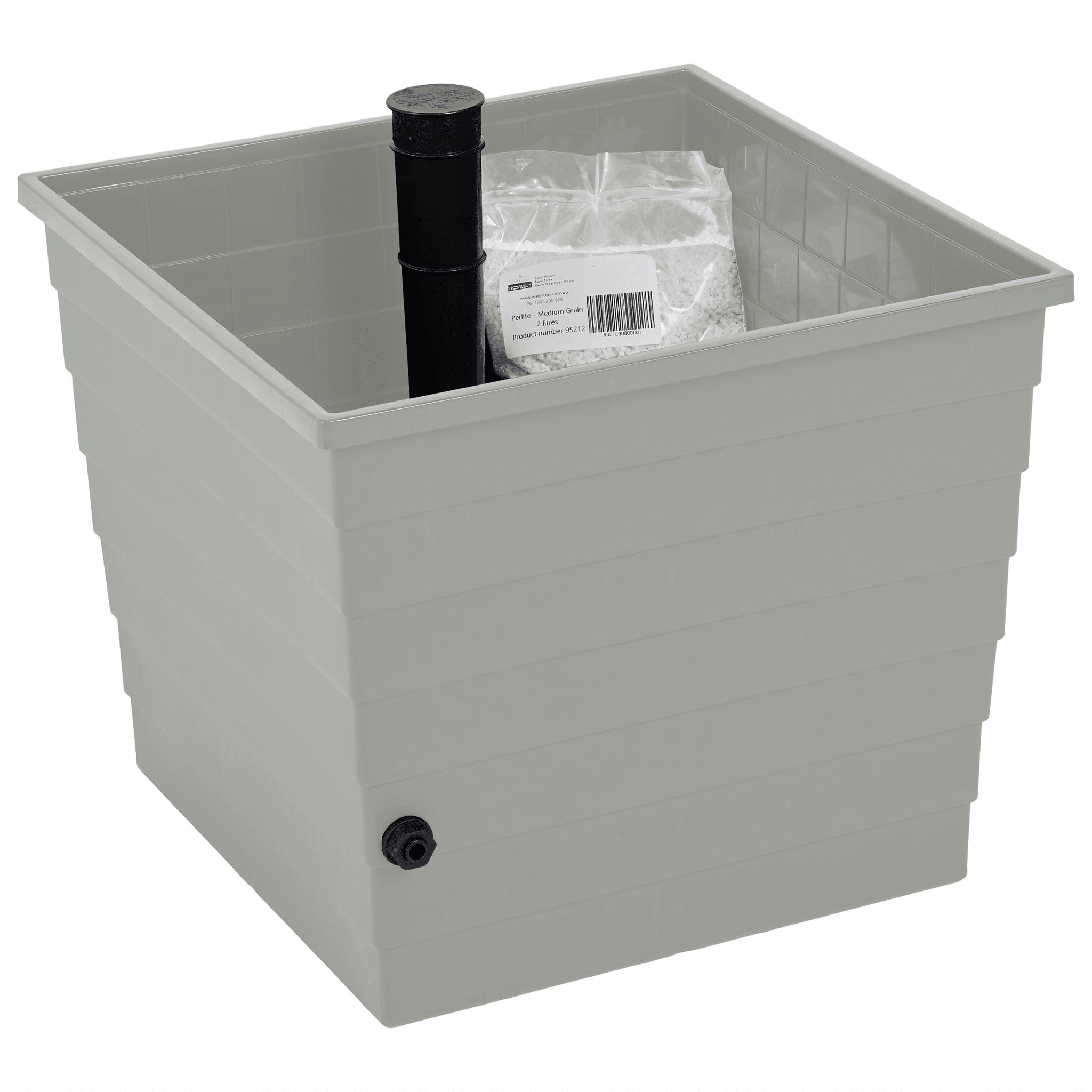 WaterUps Square Planter - Wattle & Wick